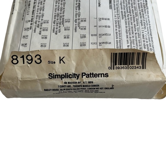 Simplicity Gunne Sax Dress Sewing Pattern UNCUT Jessica McClintock Vintage - Picture 4 of 4